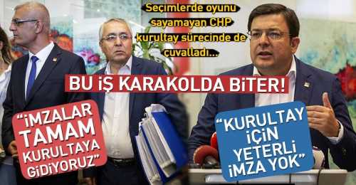 CHP'de imza komedisi Yeterli mi,Yetersiz mi? 