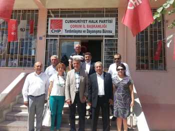 CHP EKMELEDDİN'E  ÇORUM’DAN DESTEK İSTEDİ