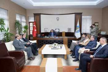 CHP İL YÖNETİMİNDEN  BAŞKAN KÜLCÜ’YE NEZAKET ZİYARETİ