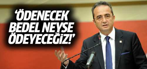 CHP'li Tezcan sözlerimden geri adım yok