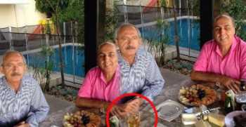 CHP'li Vekil Kılıçdaroğlu'nun Viskili Pozunu Paylaştı