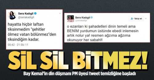CHP PM ÜYESİ HAKARET TWEETLERİNİ TEMİZLİYOR 