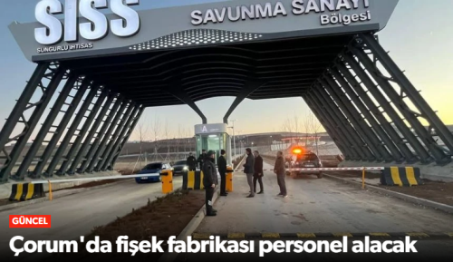 ÇOKİŞ TMA Fişek Fabrikasına Aracılık Etti! 