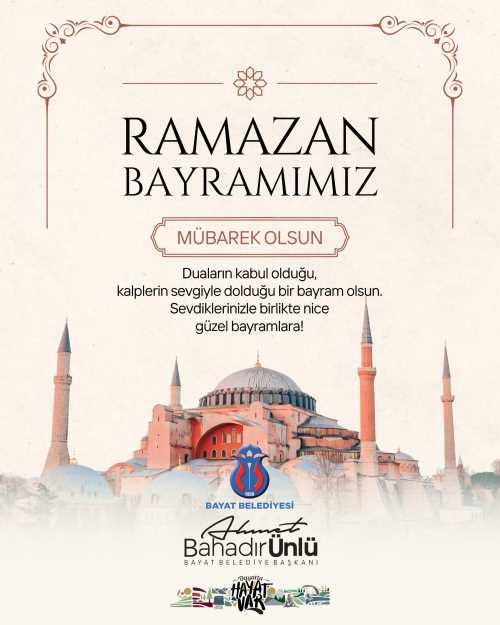 Çorum - Bayat Belediyesi Ramazan Bayramı Kutlaması!