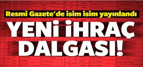 Çorum’ da meslekten ihraç edilen öğretmenlerin tam listesi