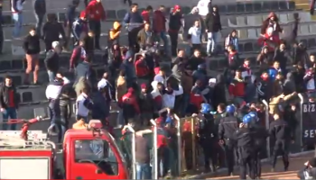 ÇORUM -ZONGULDAK MAÇI SONRASI TRİBÜNLER KARIŞTI 