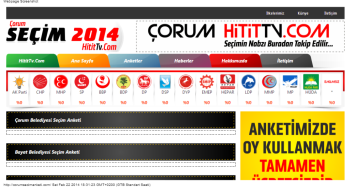 ÇORUM 2014 SEÇİM HİTİTTV.COM