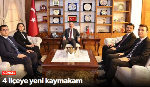 Çorum’a 4 İlçeye Yeni Kaymakam Atandı! 