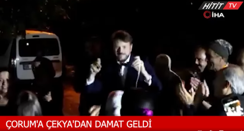 Çorum'a Çekya'dan Damat Geldi