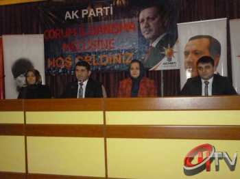 Çorum Ak Parti 2013 Aralık ayı İl danışma meclisi toplantısı