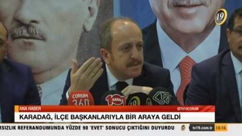 ÇORUM AK PARTİ 2019 SEÇİM ÇALIŞMALARINA START VERDİ