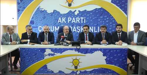 ÇORUM AK PARTİ'DE KONGRE HAZIRLIKLARI SÜRÜYOR 