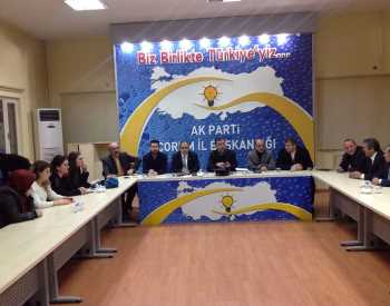 ÇORUM AK PARTİ ÜYE SAYISINDA TÜRKİYE 4.CÜSÜ