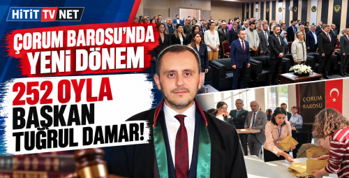 Çorum Barosu'nun Yeni Başkanı Tuğrul Damar Oldu!