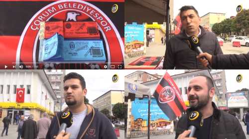 ÇORUM BELEDİYE- TRABZONSPOR MAÇININ BİLETLERİ 2 NOKTADAN SATIŞTA