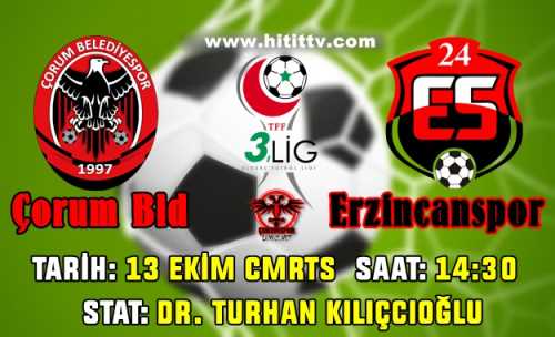 Çorum Belediye spor-Erzincan spor