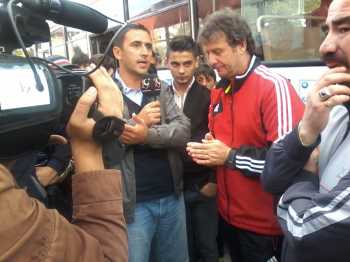 ÇORUM BELEDİYE SPOR'UN MAÇ SONRASI GÖRÜNTÜLERİ