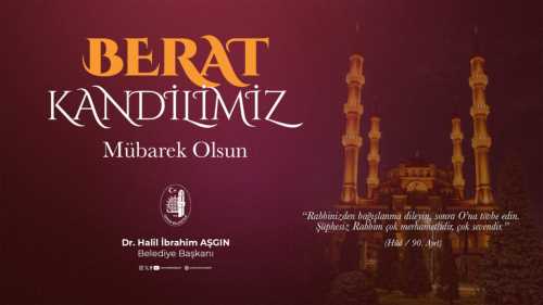 Çorum Belediyesi Berat Kandili İlanı