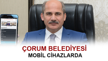 ÇORUM BELEDİYESİ MOBİL CİHAZLARDA