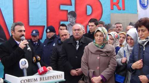 ÇORUM BELEDIYESI’NDEN HALEP’E 15 YARDIM TIRI 