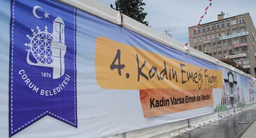 Çorum Belediyesi tarafından düzenlenen “4. Kadın Emeği Fuarı” Salı günü açılıyor