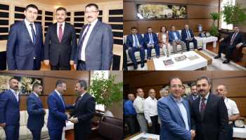 ÇORUM BELEDİYESİNDEKİ  BAYRAMLAŞMA COŞKULU GEÇTİ