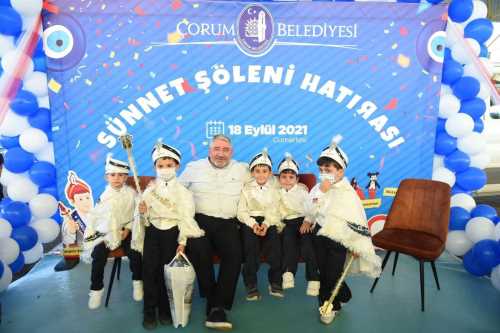 Çorum Belediyesinden Görkemli Sünnet Şöleni! 