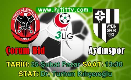 Çorum Belediyespor - Aydınspor 1923 