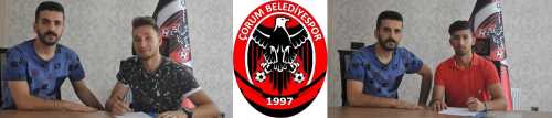 Çorum Belediyespor 2 genç isimle 4 yıllık sözleşme imzaladı