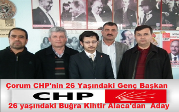 Çorum CHP'nin 26 Yaşındaki Genç Başkan Adayı