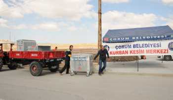 ÇORUM’DA 10 BÖLGEDE KURBAN KESİLECEK 