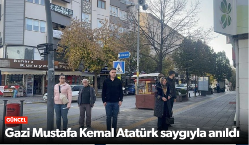 Çorum’da 10 Kasım’da Atatürk Saygıyla Anıldı 