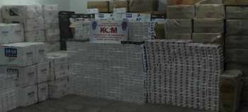 ÇORUM'DA 100 PAKET KAÇAK SİGARA ELEGEÇİRİLDİ