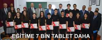Çorum’da 7 bin 150 adet tablet bilgisayar dağıtıldı