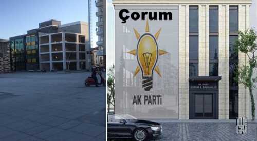 Çorum'da Ak Partinin Yeni Hizmet Binası