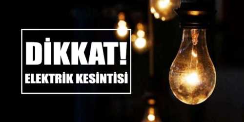 ÇORUM'DA BAZI BÖLGELERDE ELEKTRİK KESİNTİSİ YAPILACAK