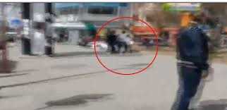 ÇORUM'DA CADDE ORTASINDA TEKME TOKAT KAVGA