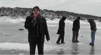 ÇORUM'DA ÇOMAR BARAJI DONDU