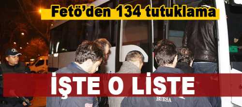 Çorum’da Fethullahçı Terör Örgütü üyesi 134 kişinin tutuklandığı bildirild