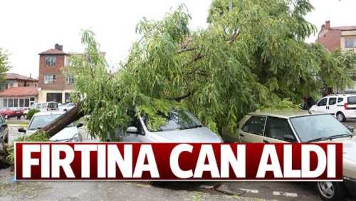 Çorum'da Fırtına 1 can aldı