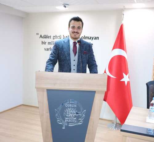 ÇORUM'DA GENÇ AVUKATLAR BAŞKANINI SEÇTİ