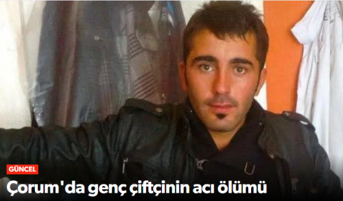 Çorum'da Genç Çiftçi Elektrik Akımına Kapıldı ve Öldü!