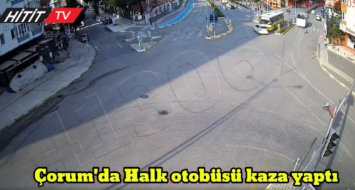 Çorum'da Halk Otobüsü Kaza Yaptı 10 Kişi Yaralandı