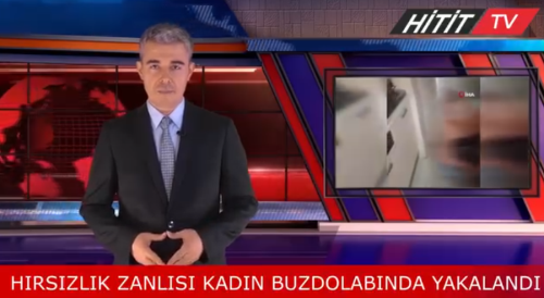 Çorum’da hırsızlık zanlısı kadın buzdolabında yakalandı