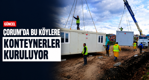 Çorum’da Hortum Felaketi: AFAD Sahada, Konteynerler Kuruluyor