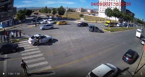 Çorum'da iki çekicinin çarpışmasının anları kamerada!