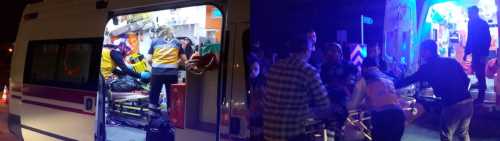 Çorum'da İki otomobil kafa kafaya çarpıştı 3 yaralı  