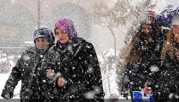 ÇORUM’DA KAR KALINLIĞI 20 SANTİMETREYE ULAŞTI