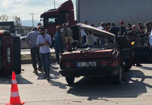 Çorum'da Korkunç Trafik Kazası Meydana Geldi
