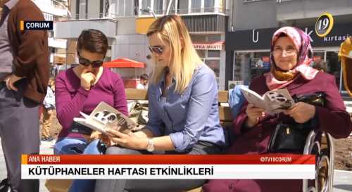 Çorum'da Kütüphaneler Haftası Etkinlikleri 